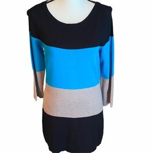 INC Sweater 3/4 Quarter Length Sleeve Size Medium